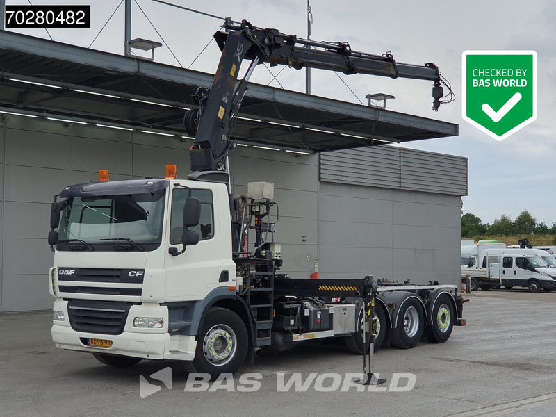 DAF CF85.360 8X2 NL-Truck Hiab 211 E-3 Hipro Kran 21tons Multilift Lift+steering Euro 5 - Camion ampliroll, Camion grue: photos 1 DAF CF85.360 8X2 NL-Truck Hiab 211 E-3 Hipro Kran 21tons Multilift Lift+steering Euro 5 - Camion ampliroll, Camion grue: photos 1