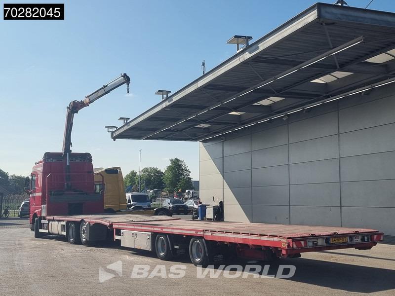 DAF XF 440 6X2 NL-Truck Transporter HMF 900-K2 Kran Lift-Lenkachse Euro 6 - Camion plateau, Camion grue: photos 2 DAF XF 440 6X2 NL-Truck Transporter HMF 900-K2 Kran Lift-Lenkachse Euro 6 - Camion plateau, Camion grue: photos 2