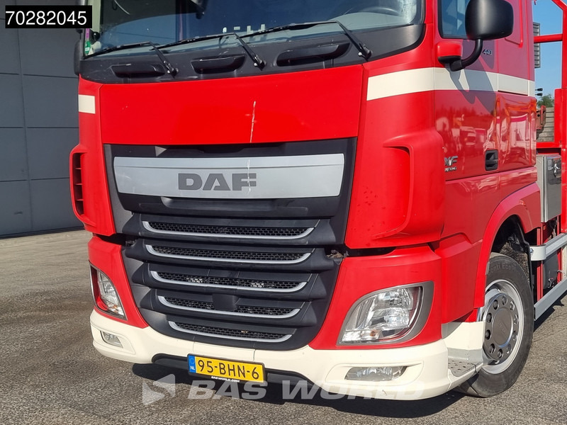 Camion plateau, Camion grue DAF XF 440 6X2 NL-Truck Transporter HMF 900-K2 Kran Winch Lift-Lenkachse Euro 6: photos 13