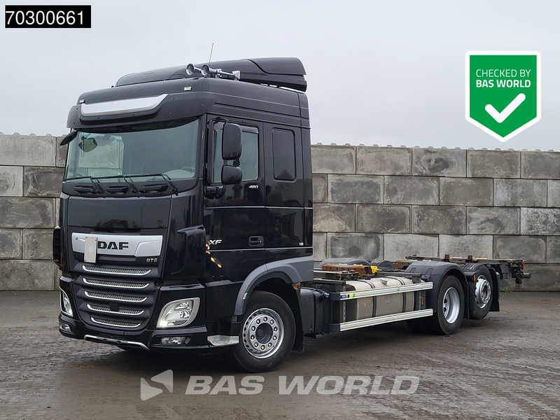 DAF XF 480 XF 6X2 Full Air Retarder Automatic Lift Axle Euro 6 - Camion porte-conteneur/ Caisse mobile: photos 1 DAF XF 480 XF 6X2 Full Air Retarder Automatic Lift Axle Euro 6 - Camion porte-conteneur/ Caisse mobile: photos 1
