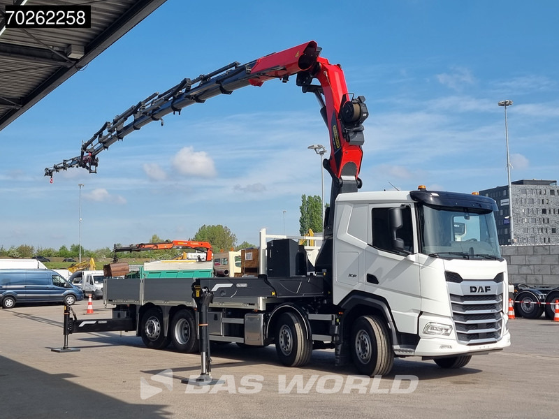 DAF XF 530 8X2 NEW Palfinger PK580 TEC Kran Crane Fly-Jib Winch Lift+Lenkasche Retarder - Camion plateau, Camion grue: photos 5 DAF XF 530 8X2 NEW Palfinger PK580 TEC Kran Crane Fly-Jib Winch Lift+Lenkasche Retarder - Camion plateau, Camion grue: photos 5
