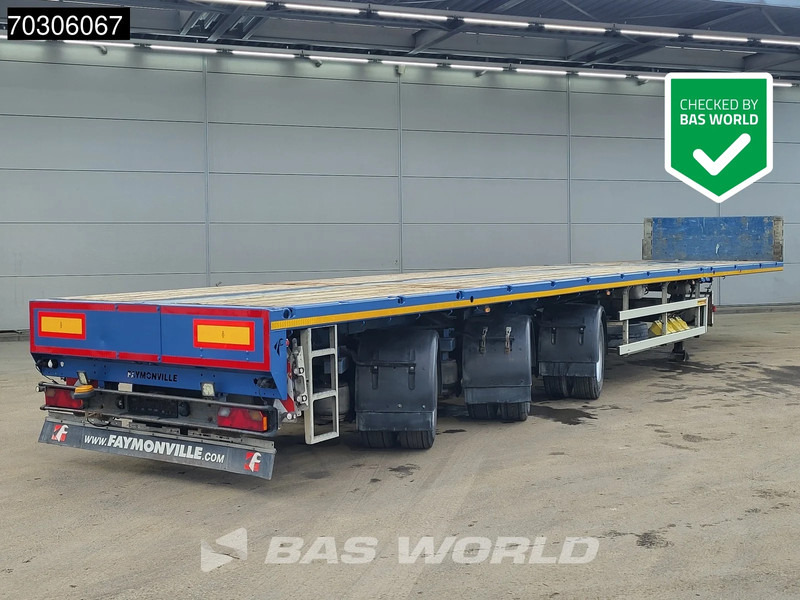 Faymonville F-S43-1AAF 3x Steering Axle 2x Extendable 1580cm - Semi-remorque plateau: photos 1 Faymonville F-S43-1AAF 3x Steering Axle 2x Extendable 1580cm - Semi-remorque plateau: photos 1