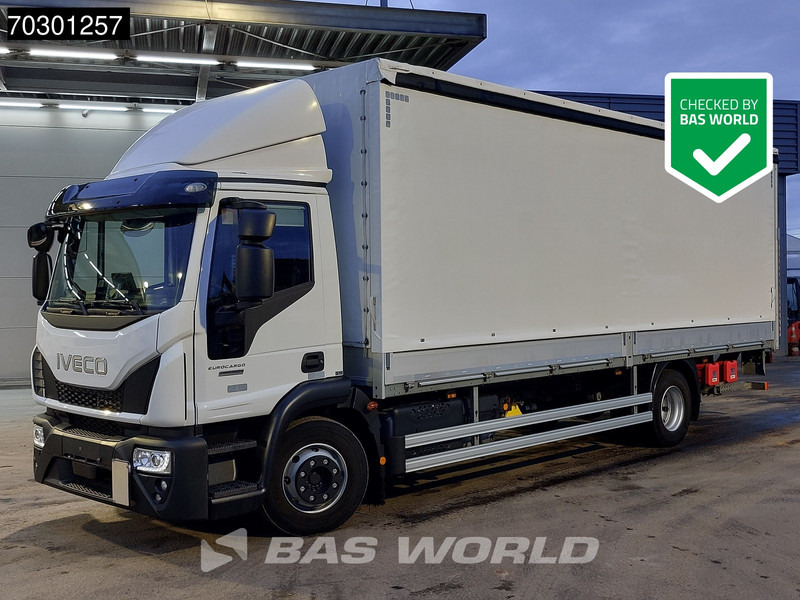 Iveco Eurocargo 140E280 4X2 LOW Mileage! 1500kg Ladebordwand Automatic Euro 6 - Camion à rideaux coulissants: photos 1 Iveco Eurocargo 140E280 4X2 LOW Mileage! 1500kg Ladebordwand Automatic Euro 6 - Camion à rideaux coulissants: photos 1