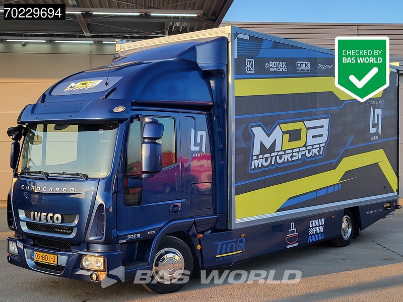 Iveco Eurocargo 90E180 4X2 9tons NL-Truck Mobile workshop race truck Ladebordwand EEV - Camion fourgon: photos 1 Iveco Eurocargo 90E180 4X2 9tons NL-Truck Mobile workshop race truck Ladebordwand EEV - Camion fourgon: photos 1