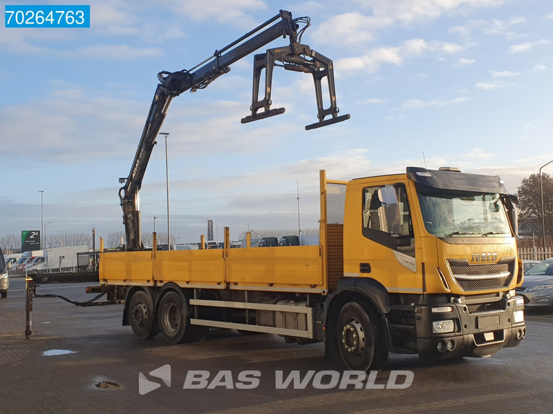 Iveco Stralis 310 6X2 RHD! Atlas 135.2VE-A11 Crane Lift-Lenkachse ACC Euro 6 - Camion plateau, Camion grue: photos 3 Iveco Stralis 310 6X2 RHD! Atlas 135.2VE-A11 Crane Lift-Lenkachse ACC Euro 6 - Camion plateau, Camion grue: photos 3