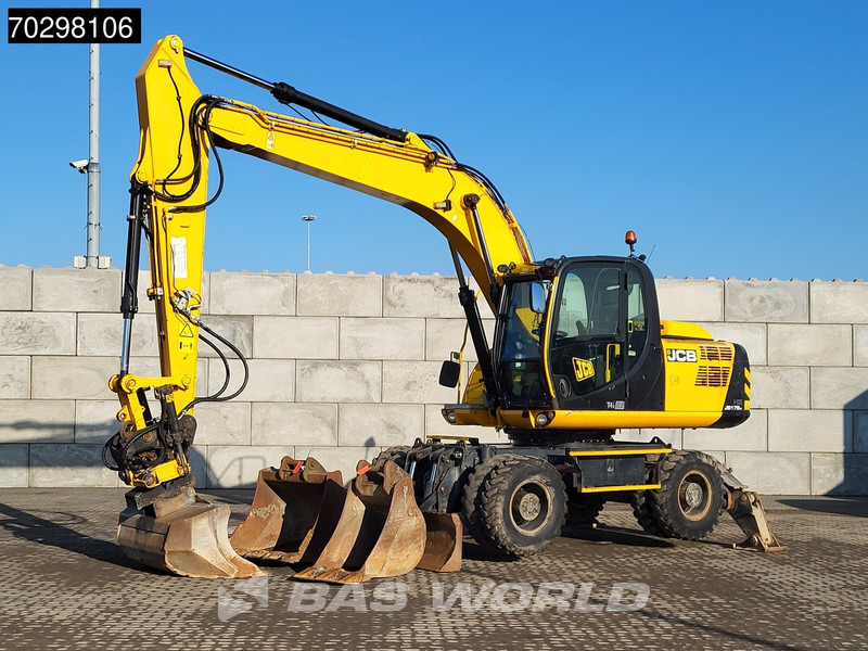 JCB JS175 WT4i Tiltrotator - 3 Buckets - Pelle sur pneus: photos 2 JCB JS175 WT4i Tiltrotator - 3 Buckets - Pelle sur pneus: photos 2