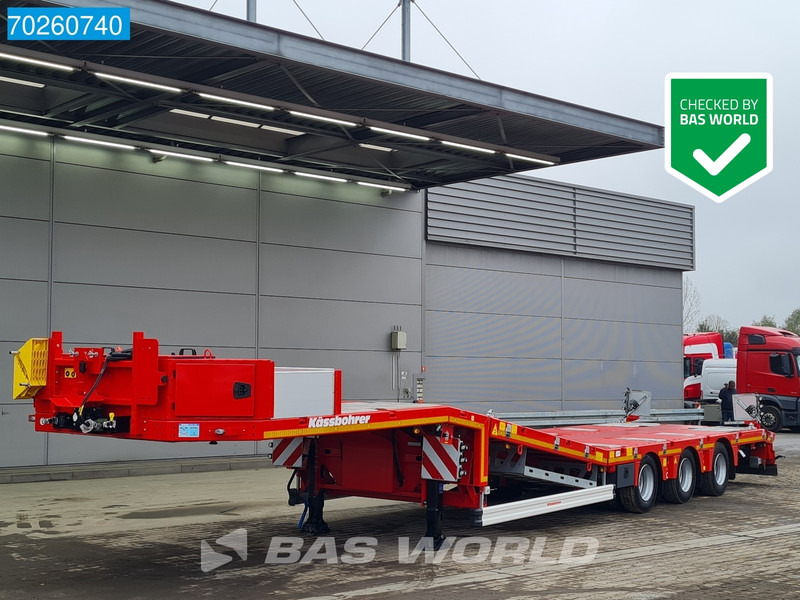Kässbohrer LB3E Ausziehbar Bis:13,75m Lift+Lenkachse - Semi-remorque surbaissé: photos 1 Kässbohrer LB3E Ausziehbar Bis:13,75m Lift+Lenkachse - Semi-remorque surbaissé: photos 1