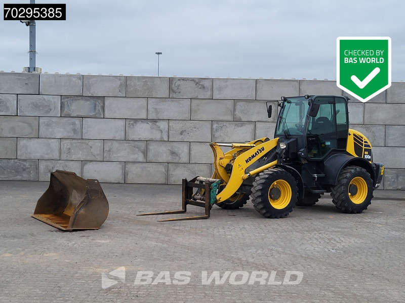 Komatsu WA100 M-7 BUCKET + FORKS - Chargeuse sur pneus: photos 1 Komatsu WA100 M-7 BUCKET + FORKS - Chargeuse sur pneus: photos 1