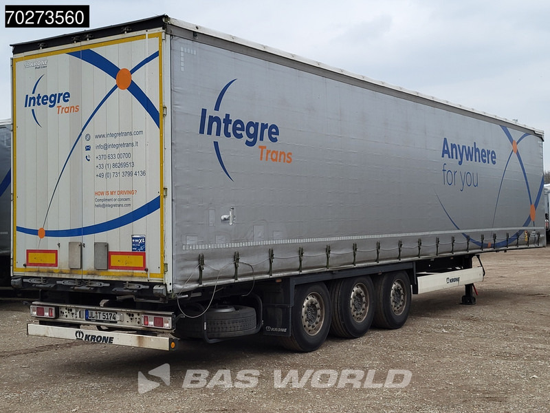 Krone SD 3 axles Edscha Anti-Vandalimus-Plane Alcoa's - Semi-remorque rideaux coulissants: photos 5 Krone SD 3 axles Edscha Anti-Vandalimus-Plane Alcoa's - Semi-remorque rideaux coulissants: photos 5