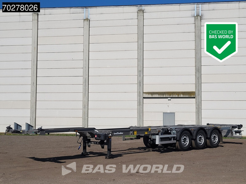 Lecitrailer SR3EC 3 axles UNUSED Liftachse Multi'45 - Semi-remorque porte-conteneur/ Caisse mobile: photos 1 Lecitrailer SR3EC 3 axles UNUSED Liftachse Multi'45 - Semi-remorque porte-conteneur/ Caisse mobile: photos 1