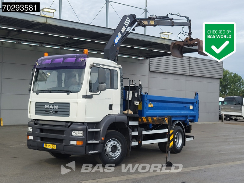 MAN TGA 18.310 TGA 4X2 NL-Truck HMF 1060 K2 Steelsuspension Euro 3 - Camion benne, Camion grue: photos 1 MAN TGA 18.310 TGA 4X2 NL-Truck HMF 1060 K2 Steelsuspension Euro 3 - Camion benne, Camion grue: photos 1