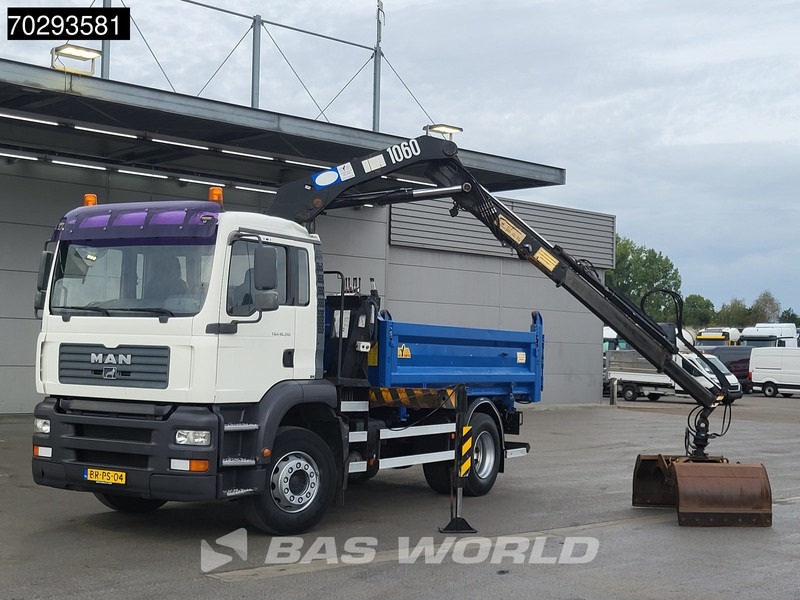 MAN TGA 18.310 TGA 4X2 NL-Truck HMF 1060 K2 Steelsuspension Euro 3 - Camion benne, Camion grue: photos 5 MAN TGA 18.310 TGA 4X2 NL-Truck HMF 1060 K2 Steelsuspension Euro 3 - Camion benne, Camion grue: photos 5