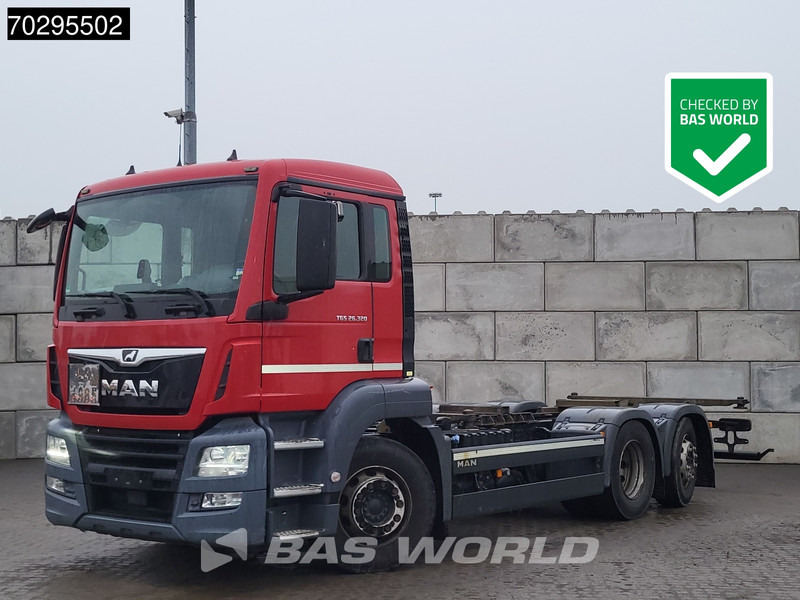 MAN TGS 26.320 TGS 6X2 ADR BDF Lift+Steering Axle Automatic Euro 6 - Camion porte-conteneur/ Caisse mobile: photos 1 MAN TGS 26.320 TGS 6X2 ADR BDF Lift+Steering Axle Automatic Euro 6 - Camion porte-conteneur/ Caisse mobile: photos 1