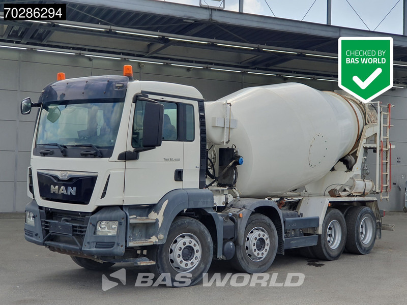 MAN TGS 32.400 8X4 9m3 Intermix Steelsuspension Navi Euro 6 - Camion malaxeur: photos 1 MAN TGS 32.400 8X4 9m3 Intermix Steelsuspension Navi Euro 6 - Camion malaxeur: photos 1