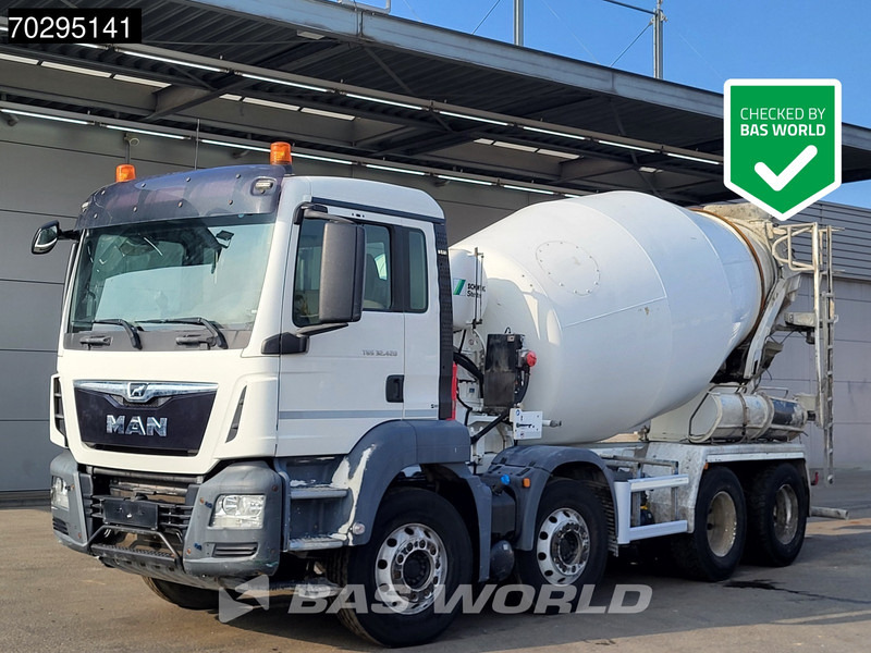MAN TGS 32.420 8X4 9m3 Stetter Hydraulic SteelSuspension Euro 6 - Camion malaxeur: photos 1 MAN TGS 32.420 8X4 9m3 Stetter Hydraulic SteelSuspension Euro 6 - Camion malaxeur: photos 1