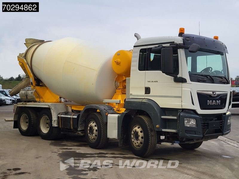 MAN TGS 32.420 8X4 9m3 Stetter Mixer Steel Suspension Automatic Euro 6 - Camion malaxeur: photos 3 MAN TGS 32.420 8X4 9m3 Stetter Mixer Steel Suspension Automatic Euro 6 - Camion malaxeur: photos 3