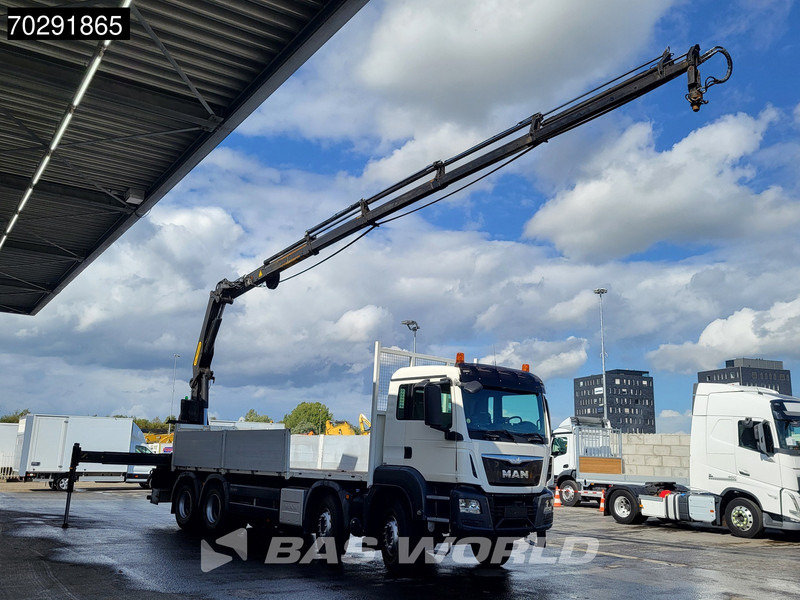 MAN TGS 35.400 8X4 Palfinger PK23002 SH Big-Axle Euro 6 - Camion plateau, Camion grue: photos 3 MAN TGS 35.400 8X4 Palfinger PK23002 SH Big-Axle Euro 6 - Camion plateau, Camion grue: photos 3