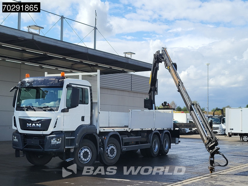 MAN TGS 35.400 8X4 Palfinger PK23002 SH Big-Axle Euro 6 - Camion plateau, Camion grue: photos 5 MAN TGS 35.400 8X4 Palfinger PK23002 SH Big-Axle Euro 6 - Camion plateau, Camion grue: photos 5