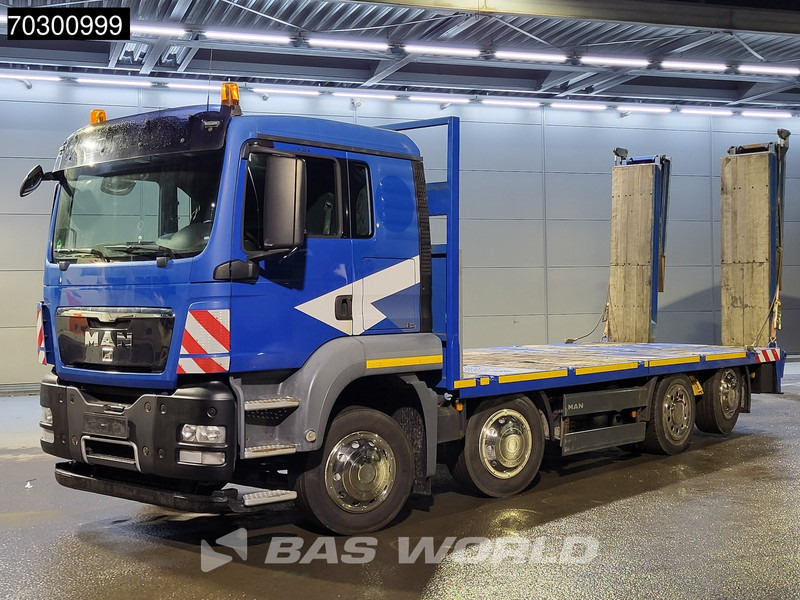 Camion porte-voitures MAN TGS 35.480 8X2 Machine transporter Hydraulic Ramps Lift+Steering Axle Manual Euro 5: photos 6 Camion porte-voitures MAN TGS 35.480 8X2 Machine transporter Hydraulic Ramps Lift+Steering Axle Manual Euro 5: photos 6