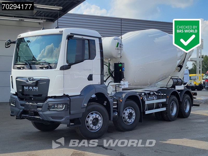 MAN TGS 41.440 8X4 NEW! 12m3 Stetter Mixer Big-Axle Steelsuspension Automatic Euro 6 - Camion malaxeur: photos 1 MAN TGS 41.440 8X4 NEW! 12m3 Stetter Mixer Big-Axle Steelsuspension Automatic Euro 6 - Camion malaxeur: photos 1