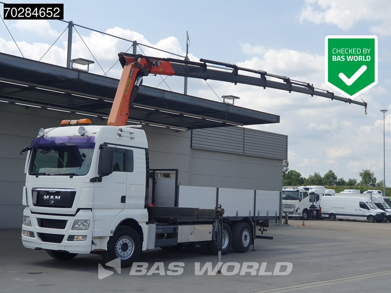 MAN TGX 26.480 TGX 6X2 Palfinger PK29002 Kran Crane 8 extensions Retarder Manual Euro 4 - Camion plateau, Camion grue: photos 1 MAN TGX 26.480 TGX 6X2 Palfinger PK29002 Kran Crane 8 extensions Retarder Manual Euro 4 - Camion plateau, Camion grue: photos 1