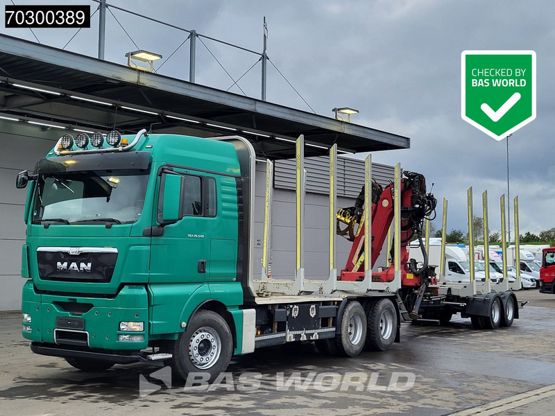 MAN TGX 26.540 6X4 Combi TAJFUN L150Z.96 woodcrane Holztransport Manual Retarder Euro 5 - Camion grumier, Camion grue: photos 1 MAN TGX 26.540 6X4 Combi TAJFUN L150Z.96 woodcrane Holztransport Manual Retarder Euro 5 - Camion grumier, Camion grue: photos 1