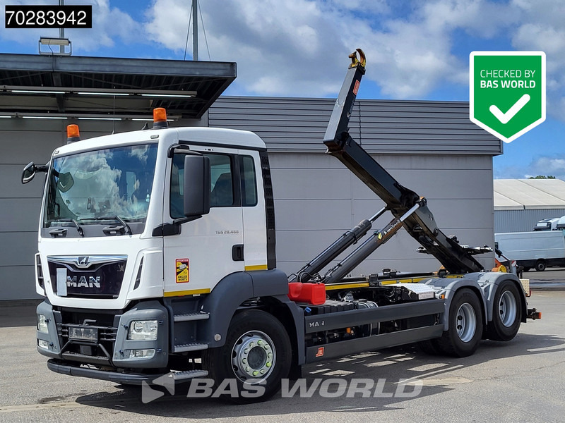 MAN TGX 28.460 6X2 20tons Marrel hooklift Lift axle Automatic Euro 6 - Camion ampliroll: photos 1 MAN TGX 28.460 6X2 20tons Marrel hooklift Lift axle Automatic Euro 6 - Camion ampliroll: photos 1