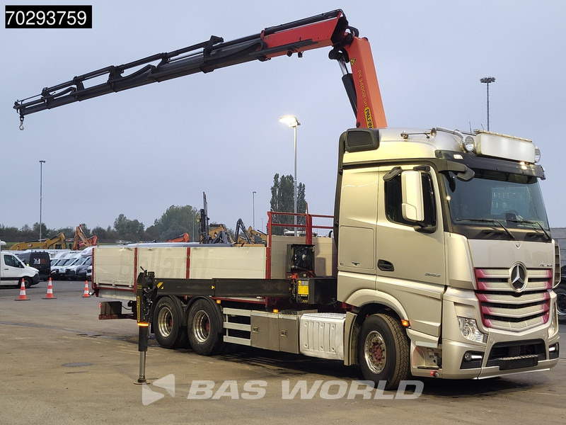 Mercedes-Benz Actros 2653 Actros 6X4 Palfinger PK34002 SH Kran Crane Retarder Xenon Euro 6 - Camion plateau, Camion grue: photos 3 Mercedes-Benz Actros 2653 Actros 6X4 Palfinger PK34002 SH Kran Crane Retarder Xenon Euro 6 - Camion plateau, Camion grue: photos 3