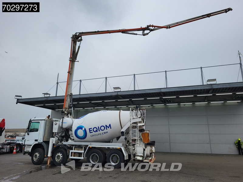 Mercedes-Benz Actros 3241 8X4 Mecbo MB 24L Pump + 7m3 Mecbo Mixer Big-Axle Steelsuspension Euro 5 - Camion pompe: photos 5 Mercedes-Benz Actros 3241 8X4 Mecbo MB 24L Pump + 7m3 Mecbo Mixer Big-Axle Steelsuspension Euro 5 - Camion pompe: photos 5