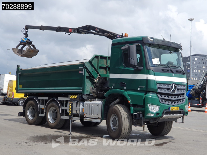 Mercedes-Benz Arocs 3342 Arocs 6X6 NL-Truck HMF 1643 Z-Crane Kran Steering Axle Big-Axle Euro 6 - Camion benne, Camion grue: photos 3 Mercedes-Benz Arocs 3342 Arocs 6X6 NL-Truck HMF 1643 Z-Crane Kran Steering Axle Big-Axle Euro 6 - Camion benne, Camion grue: photos 3
