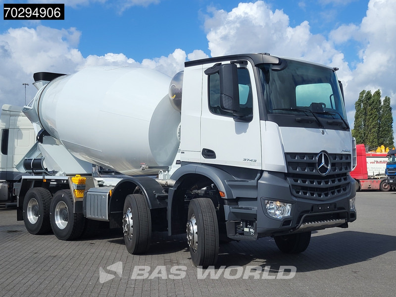 Mercedes-Benz Arocs 3743 8X4 New! 10m3 FML BSH 103 Mixer Steelsuspension Big-Axle Automatic Euro 6 - Camion malaxeur: photos 3 Mercedes-Benz Arocs 3743 8X4 New! 10m3 FML BSH 103 Mixer Steelsuspension Big-Axle Automatic Euro 6 - Camion malaxeur: photos 3