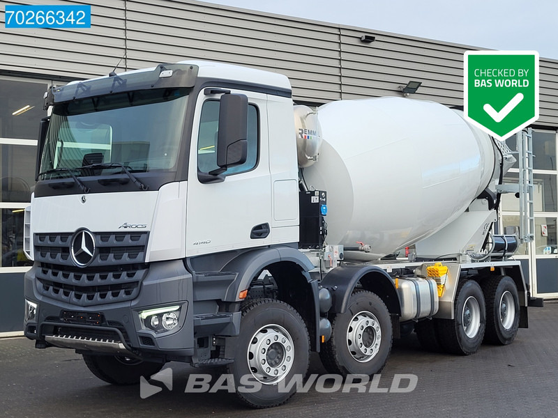 Mercedes-Benz Arocs 4140 8X4 NEW 10m3 Remmel mixer Big-Axle Steelsuspension Euro 3 - Camion malaxeur: photos 1 Mercedes-Benz Arocs 4140 8X4 NEW 10m3 Remmel mixer Big-Axle Steelsuspension Euro 3 - Camion malaxeur: photos 1
