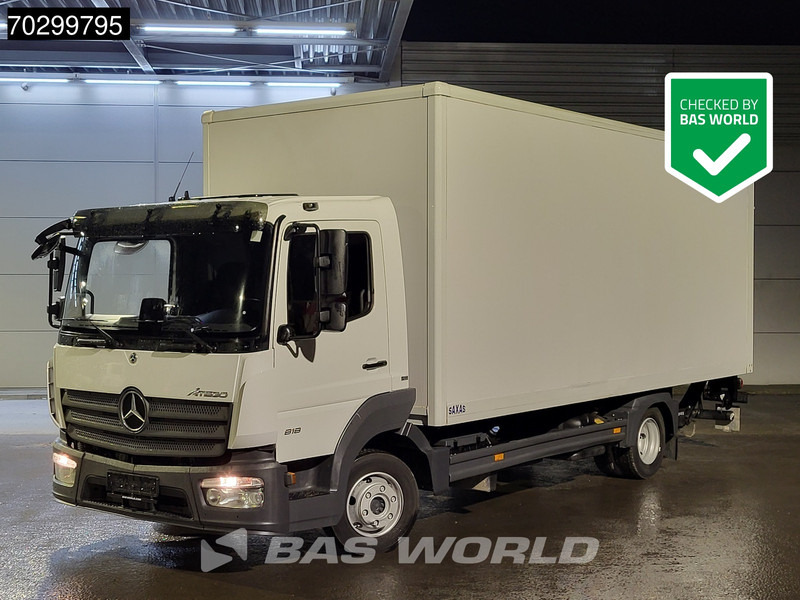 Mercedes-Benz Atego 818 4X2 8 tonner Automatic 1000kg Ladebordwand Euro 6 - Camion fourgon: photos 1 Mercedes-Benz Atego 818 4X2 8 tonner Automatic 1000kg Ladebordwand Euro 6 - Camion fourgon: photos 1