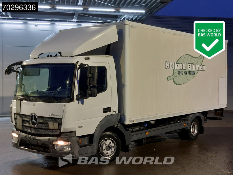 Mercedes-Benz Atego 818 4X2 8tonner Automatic 1000kg Ladebordwand Airco Cruise control Euro 6 - Camion fourgon: photos 1 Mercedes-Benz Atego 818 4X2 8tonner Automatic 1000kg Ladebordwand Airco Cruise control Euro 6 - Camion fourgon: photos 1