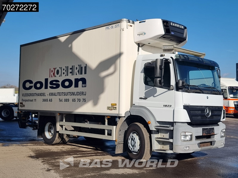 Camion frigorifique Mercedes-Benz Axor 1823 4X2 Carrier Supra 750 Meathanging Rohrbahn Automatic Euro 3: photos 11