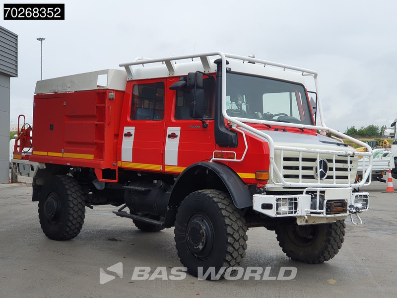 Mercedes-Benz U5000 4X4 Camiva FIRE TRUCK SUPERSTRUCTURE NOT WORKING Automatic - Camion de pompier: photos 3 Mercedes-Benz U5000 4X4 Camiva FIRE TRUCK SUPERSTRUCTURE NOT WORKING Automatic - Camion de pompier: photos 3