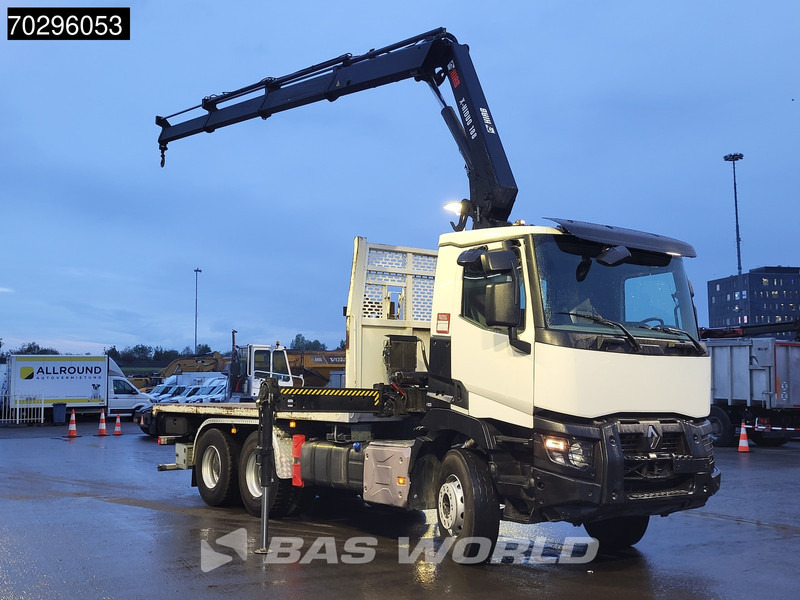 Renault C 430 6X4 HIAB 188 ES-3 X-HIDUO Crane Retarder Steelsuspension Big-Axle Euro 6 - Camion plateau, Camion grue: photos 3 Renault C 430 6X4 HIAB 188 ES-3 X-HIDUO Crane Retarder Steelsuspension Big-Axle Euro 6 - Camion plateau, Camion grue: photos 3