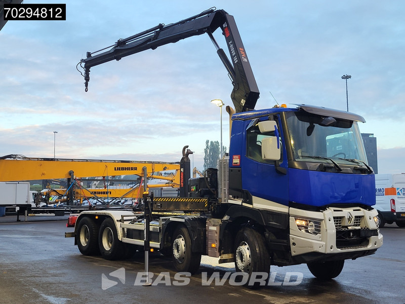 Renault C 430 8X4 HIAB X-Hiduo 188 B-2 Crane + Hook Full Steel Big-Axle Euro 6 - Camion ampliroll, Camion grue: photos 3 Renault C 430 8X4 HIAB X-Hiduo 188 B-2 Crane + Hook Full Steel Big-Axle Euro 6 - Camion ampliroll, Camion grue: photos 3