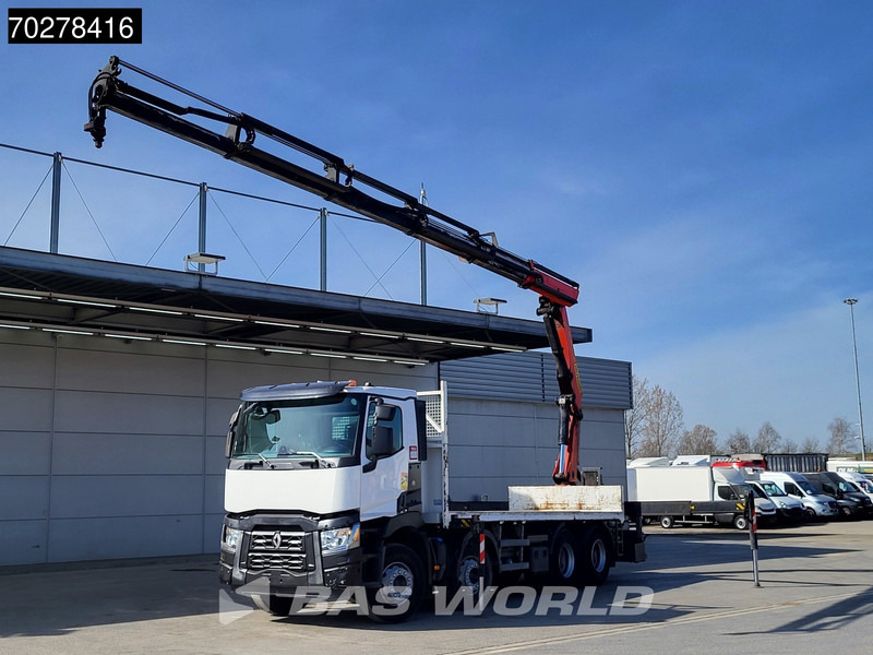 Renault C 430 8X4 Palfinger PK33002EH Euro 6 Big Axle - Camion plateau, Camion grue: photos 3 Renault C 430 8X4 Palfinger PK33002EH Euro 6 Big Axle - Camion plateau, Camion grue: photos 3