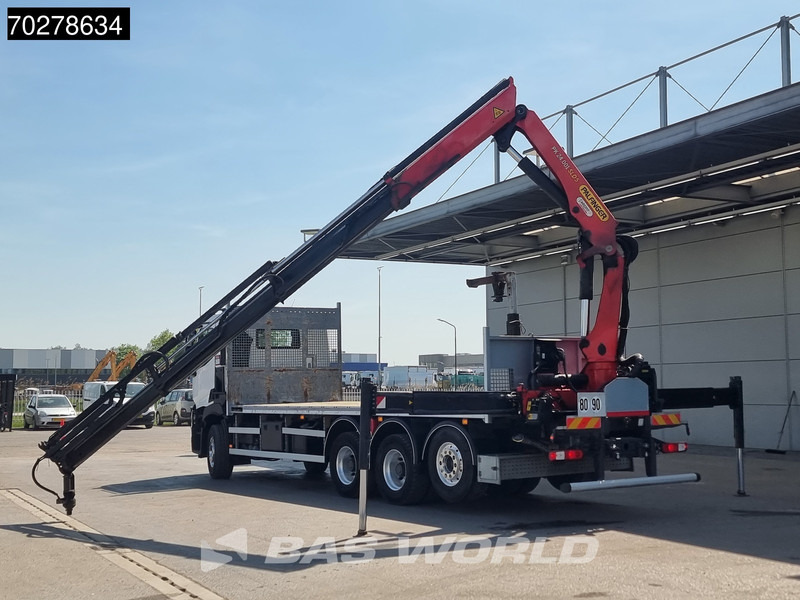 Camion plateau, Camion grue Renault C 480 8X4 Palfinger 24.001 SLD5 Kran Crane Lift-Lenkachse Euro 6: photos 7