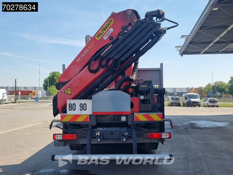 Camion plateau, Camion grue Renault C 480 8X4 Palfinger 24.001 SLD5 Kran Crane Lift-Lenkachse Euro 6: photos 13