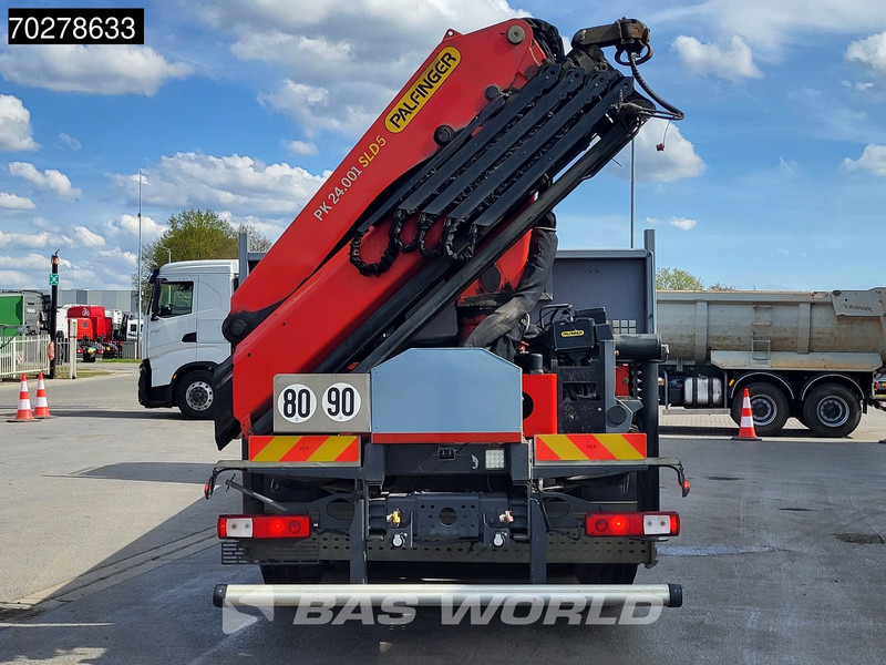 Camion plateau, Camion grue Renault C 480 8X4 Palfinger PK24.001 SLD5 Crane Kran Automatic Liftachse Euro 6: photos 18
