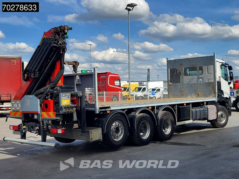 Camion plateau, Camion grue Renault C 480 8X4 Palfinger PK24.001 SLD5 Crane Kran Automatic Liftachse Euro 6: photos 11