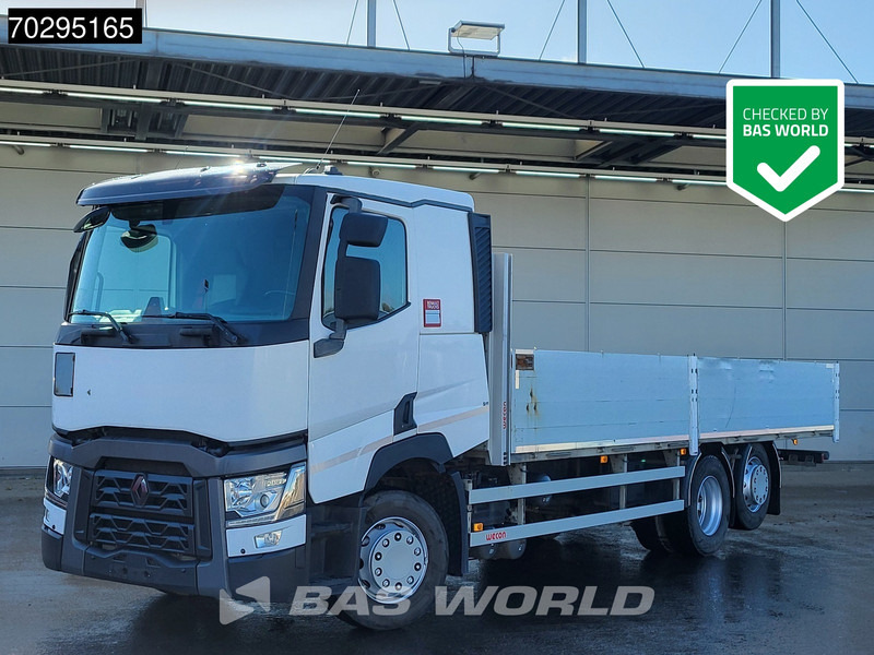 Renault T 440 6X2 750cm box Lift-Axle Automatic ADR Euro 6 - Camion plateau: photos 1 Renault T 440 6X2 750cm box Lift-Axle Automatic ADR Euro 6 - Camion plateau: photos 1