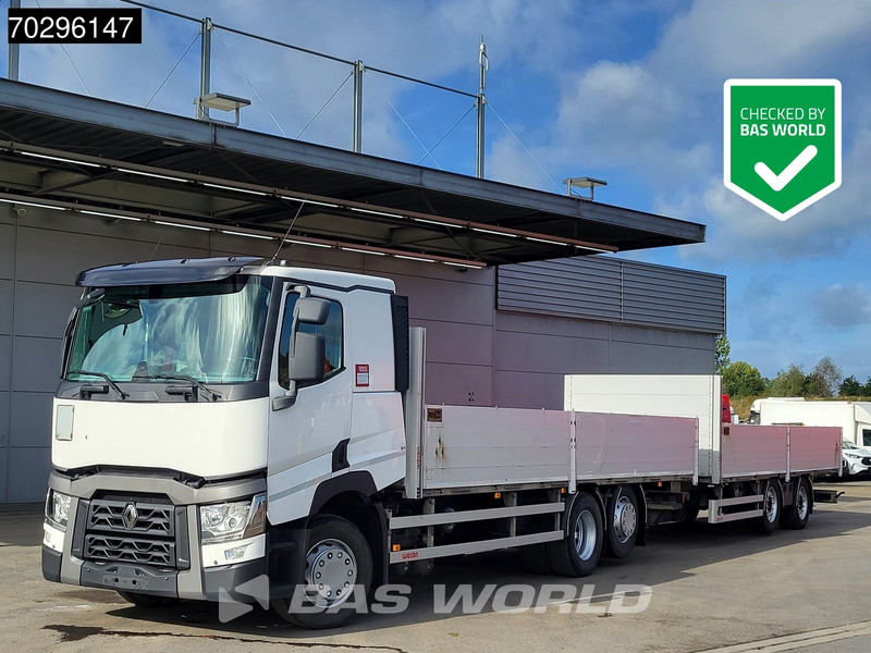 Renault T 440 6X2 750cm box Lift-Axle Automatic ADR Euro 6 - Camion plateau: photos 1 Renault T 440 6X2 750cm box Lift-Axle Automatic ADR Euro 6 - Camion plateau: photos 1