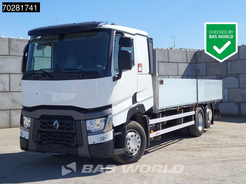 Renault T 440 6X2 Open loadfloor Liftasche Automatic Euro 6 - Camion plateau: photos 1 Renault T 440 6X2 Open loadfloor Liftasche Automatic Euro 6 - Camion plateau: photos 1