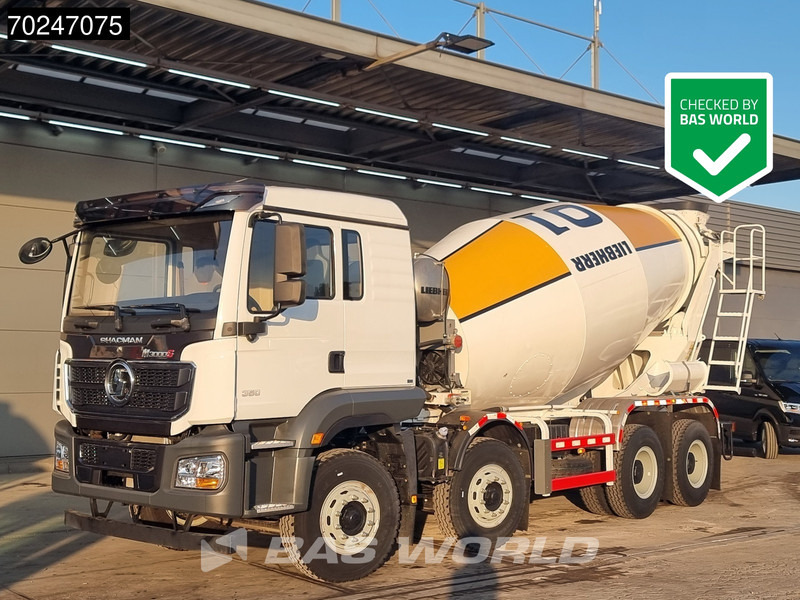 SHACMAN M3000 S 8X4 NEW! 8m3 Liebherr Mixer Big-Axle Steelsuspension - Camion malaxeur: photos 1 SHACMAN M3000 S 8X4 NEW! 8m3 Liebherr Mixer Big-Axle Steelsuspension - Camion malaxeur: photos 1