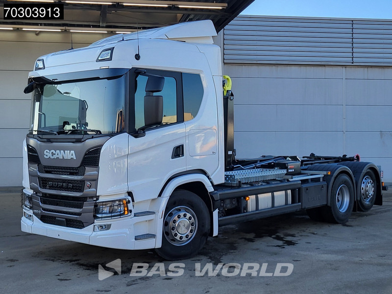 Scania G 460 6X2 NEW! 20tons HIAB Containersystem Lift+Steering Axle Automatic Retarder Euro 6 - Camion ampliroll: photos 3 Scania G 460 6X2 NEW! 20tons HIAB Containersystem Lift+Steering Axle Automatic Retarder Euro 6 - Camion ampliroll: photos 3