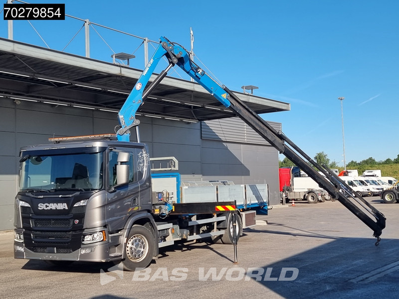 Scania P280 4X2 HMF 1420K-RC Kran Crane Automatic Euro 6 - Camion plateau, Camion grue: photos 5 Scania P280 4X2 HMF 1420K-RC Kran Crane Automatic Euro 6 - Camion plateau, Camion grue: photos 5