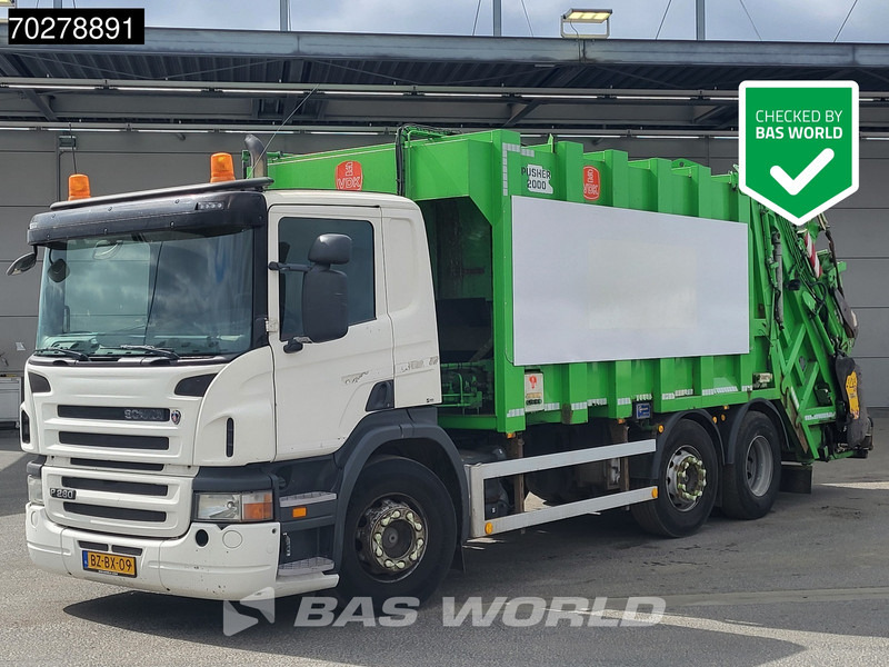 Scania P280 6X2 NL-Truck MOL Pusher 2000 Lift-Lenkachse Euro 5 - Benne à ordures ménagères: photos 1 Scania P280 6X2 NL-Truck MOL Pusher 2000 Lift-Lenkachse Euro 5 - Benne à ordures ménagères: photos 1